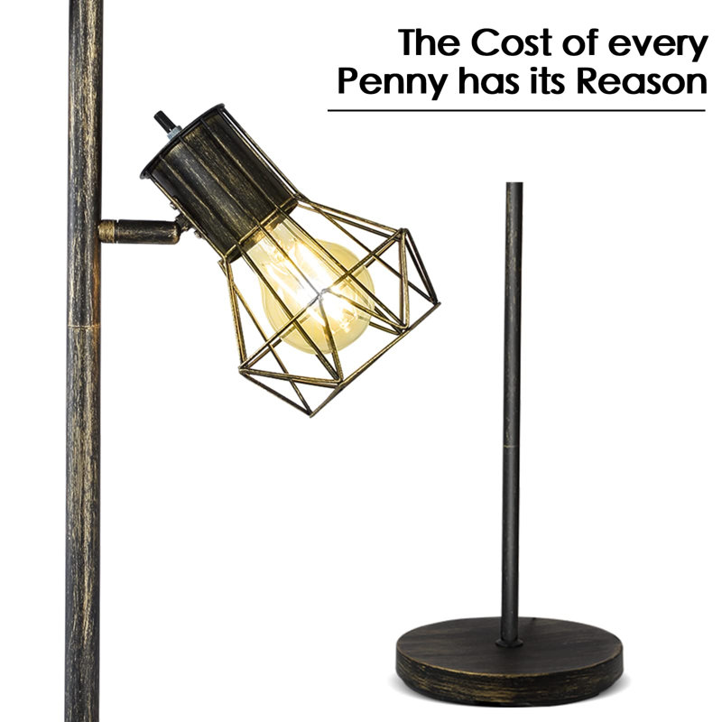 Jaimen 64.02'' Tree Floor Lamp, Tree-Bronze