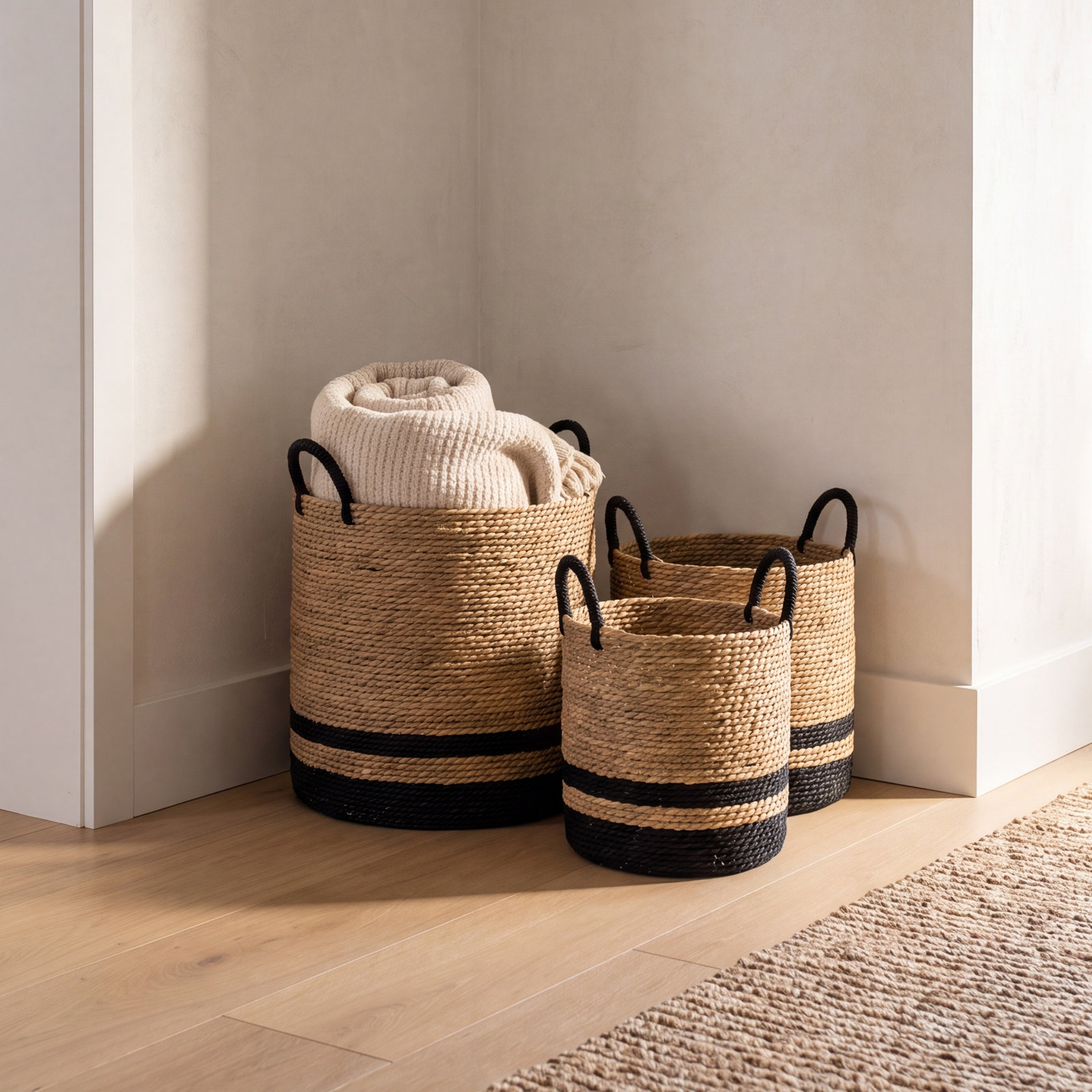 Handmade Seagrass Storage Bin