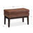 Carlson Mid-Century Ottoman Bench with Upholstered Seat-112005537-108500184