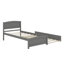 Lit plateforme simple avec lit gigogne