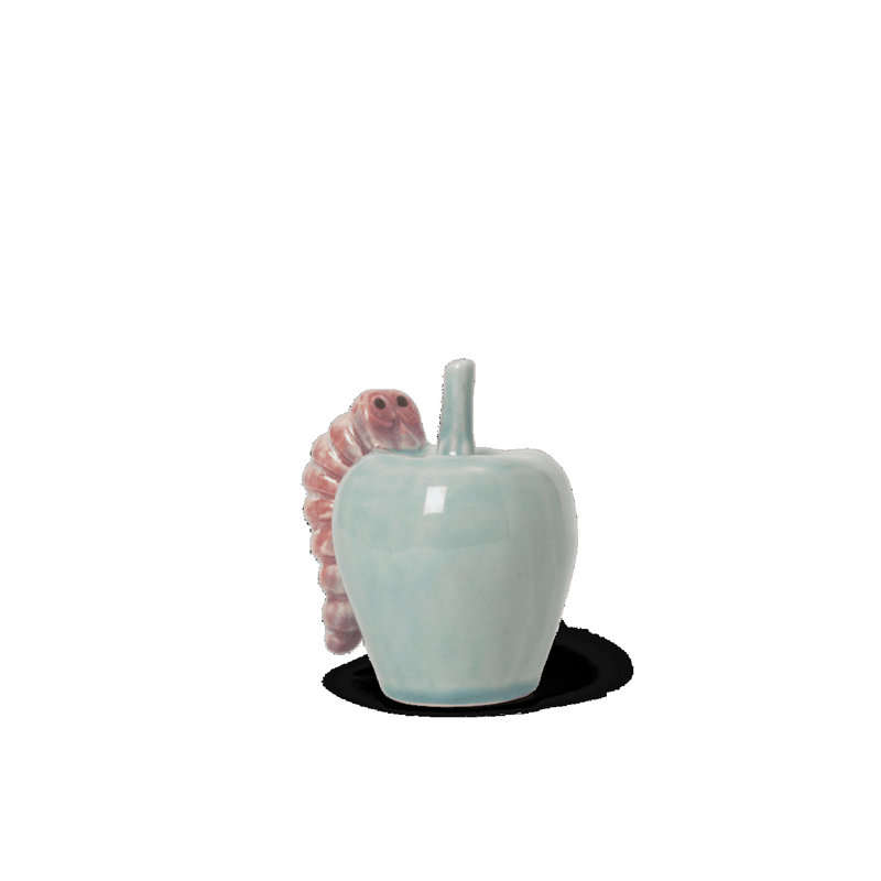 Poppery pomme avec larve et menthe