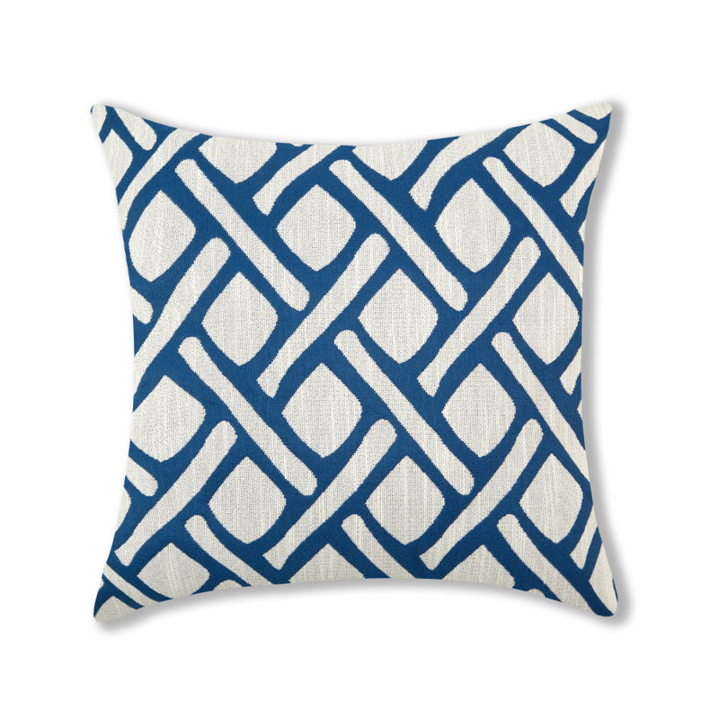 Ensemble de 2 taies décoratives carrées 18 "x 18", Bleu