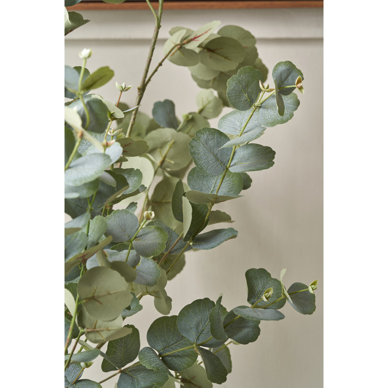 130cm Faux Eucalyptus Tree in Fibrestone Pot, 160 cm x 70 cm