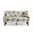 Davey Upholstered Linen Blend Button Tufted Square Arm Loveseat-25245573