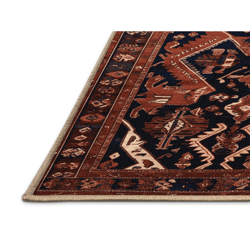 Tapis brun lavable à la machine, Tapis de couloir 2 pi x 5 pi