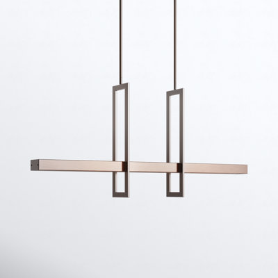 Saedi 3 - Light Kitchen Island Rectangle LED Pendant