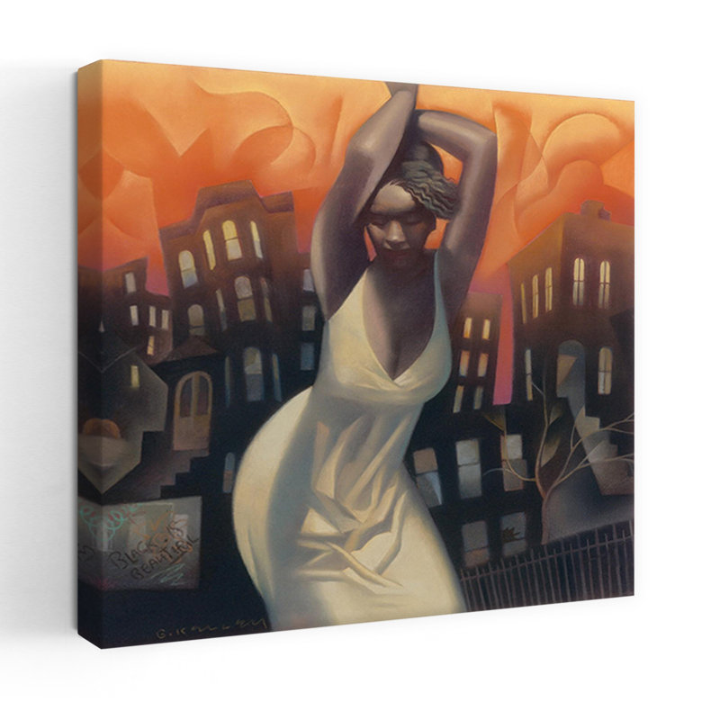 Harlem Heat, art urbain contemporain, H 18 po x l 18 po