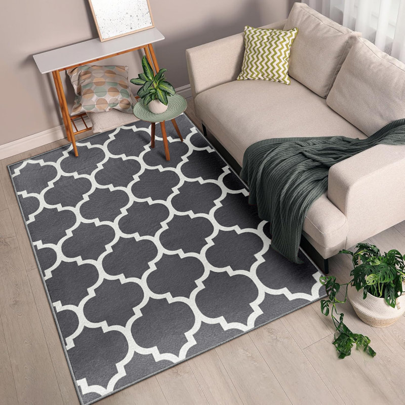 Modern Printed Area Rug ( Low-Pile) , Rectangle 200 x 290 cm