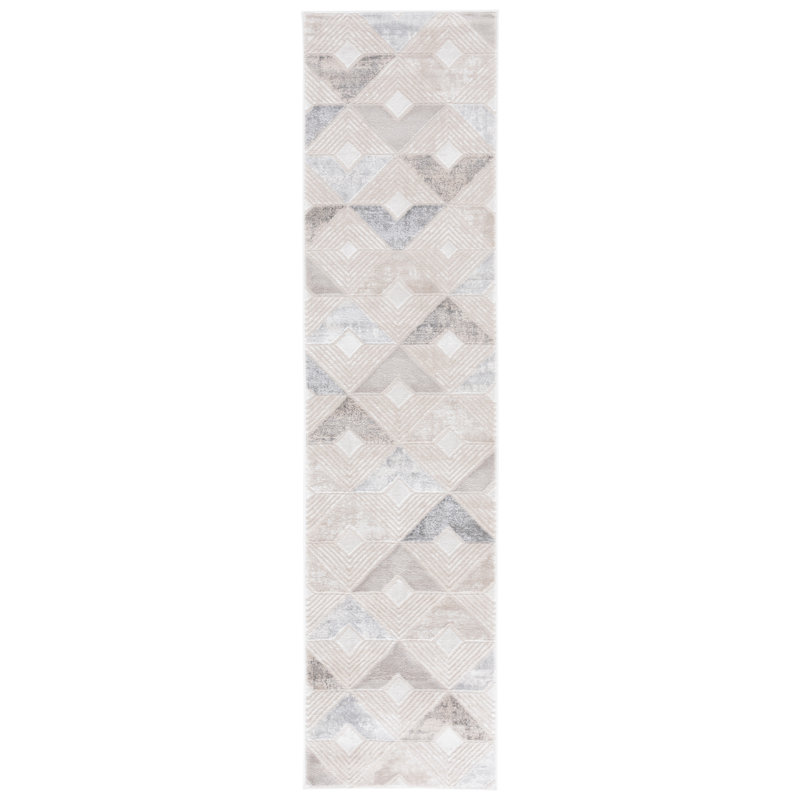 Saylor 100 Performance Geometric Rug, Runner 2' x 8'