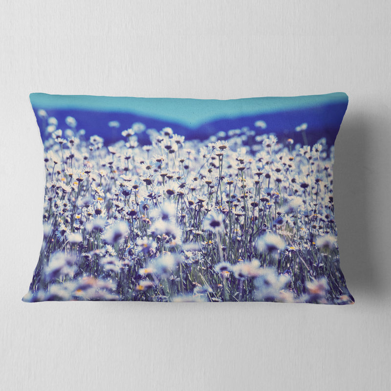 Coussin lombaire floral incroyable camomille