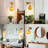 Allese Rattan Barn Light