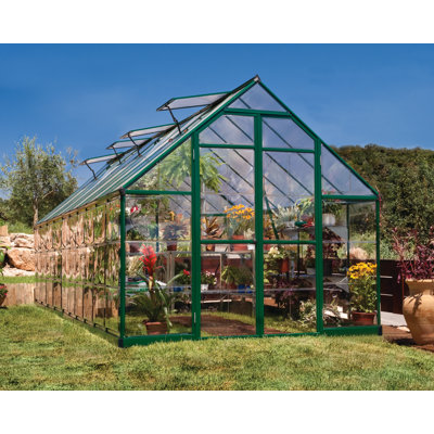 8 Ft W x 7.5 Ft D Lean-to Greenhouse