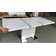 Border Extendable Metal Base Dining Table