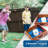 Washer Toss Game Outdoor Games Giant Yard & Lawn Games | Set of 2 Solid Wood Targets and 2.5-inch Washers Toss Rings| Bulls-Eye Pitching Board| Backyard Beach Camping Party