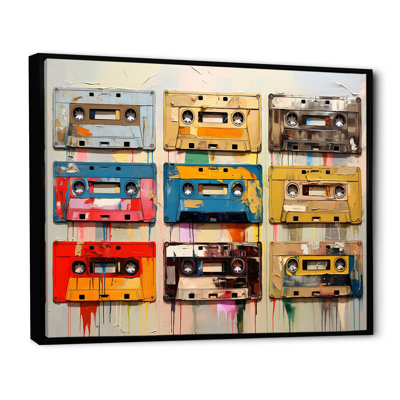Popart Cassette Tapes Nostalgy