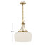 Luminaire suspendu en forme de dôme unique en laiton chaud à 3 lumières Breena-2098996641-2063670335