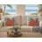 Coastal Applique Sea Life and Coral Decorative Throw Pillow