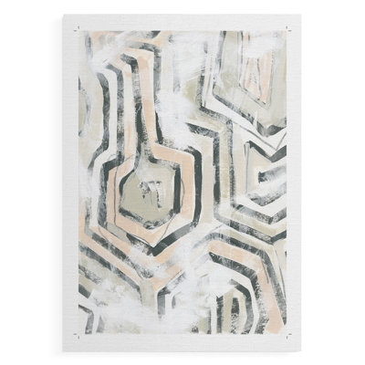 Sand Glyphs I - Impression sur toile seulement - NON-CADRE