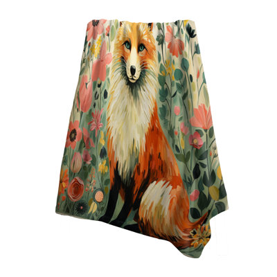 Jeté Minimalisme Fox Portrait Blooms III