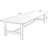 Solid wood rectangular desk-1171440677