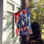 Drapeau patriotique de la maison américaine-112698688