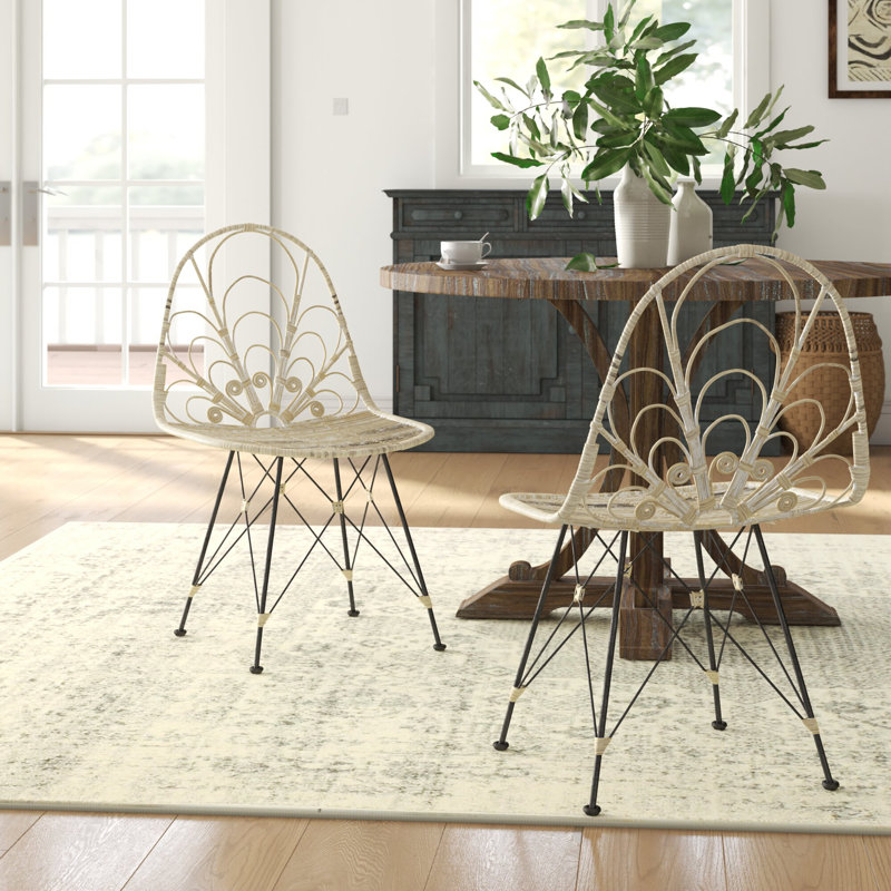 Chaise d'appoint Angeal en blanc