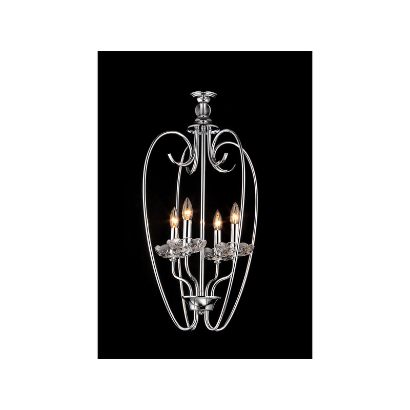 Lustre géométrique à 4 lumières Baring