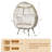 Chanakya Egg Chair with Stand-1656442293