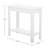 Narrow Side Table with Charging Station - Small End Table with 2 USB Ports, 2 Power Outlets, and Storage Shelf - Slim Nightstand for Living Room, Bedroom, or Small Spaces (WHITE)-941596106