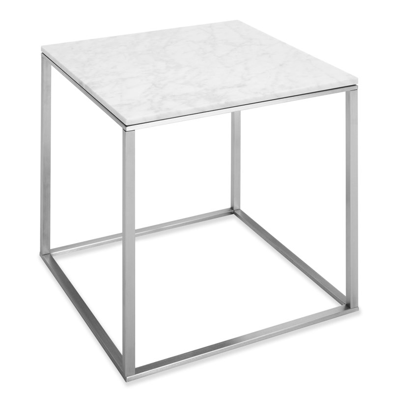 Minimalista 3 - Piece Coffee Table Set, Stainless Steel