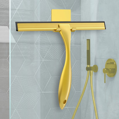 Raclette de douche en acier inoxydable Adaley