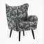 Fauteuil à oreilles à accoudoirs