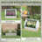 Outsunny Raised Garden Bed With Mini Greenhouse-115680621