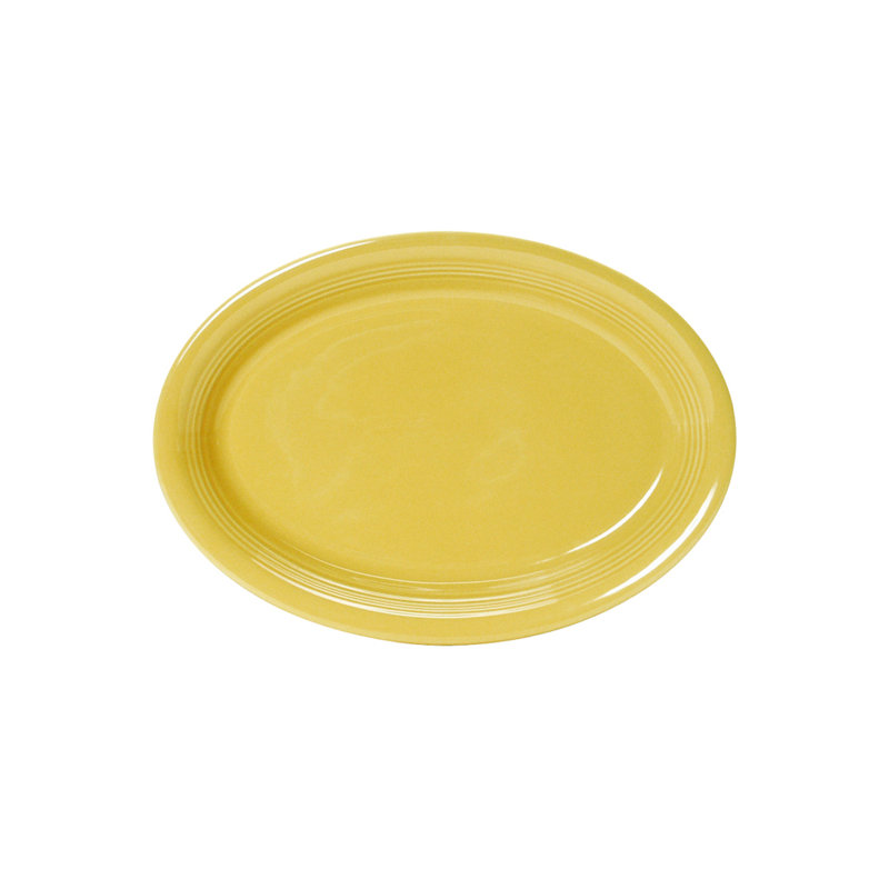 Plateau Concentrix, Jaune safran, H 0,75 po x l 9,75 po x P 6,5 po