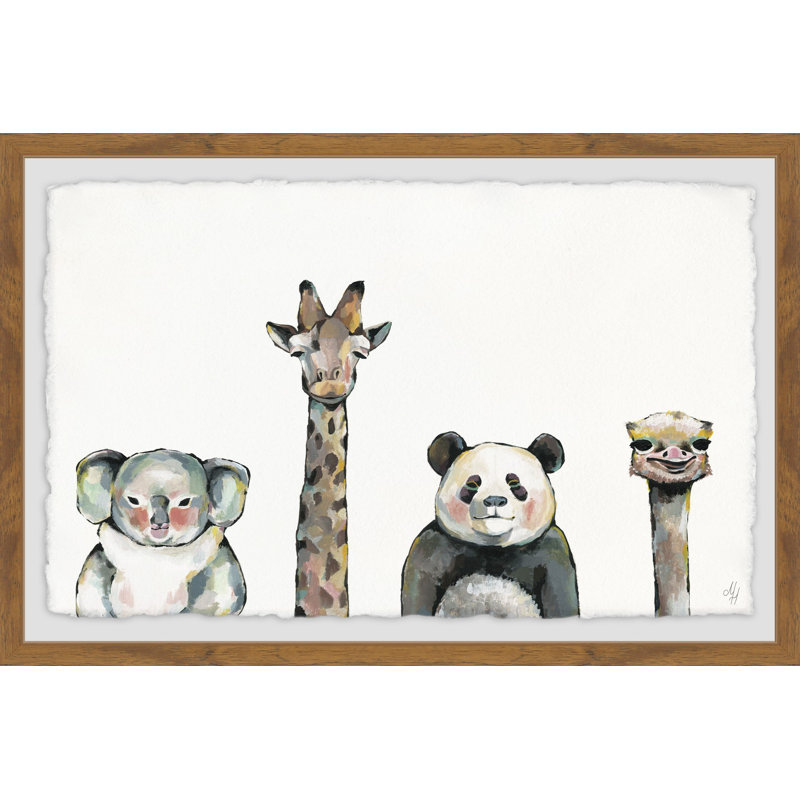 Cute And Cuddly - Single Picture Frame Painting, 61cm H x 91cm W
