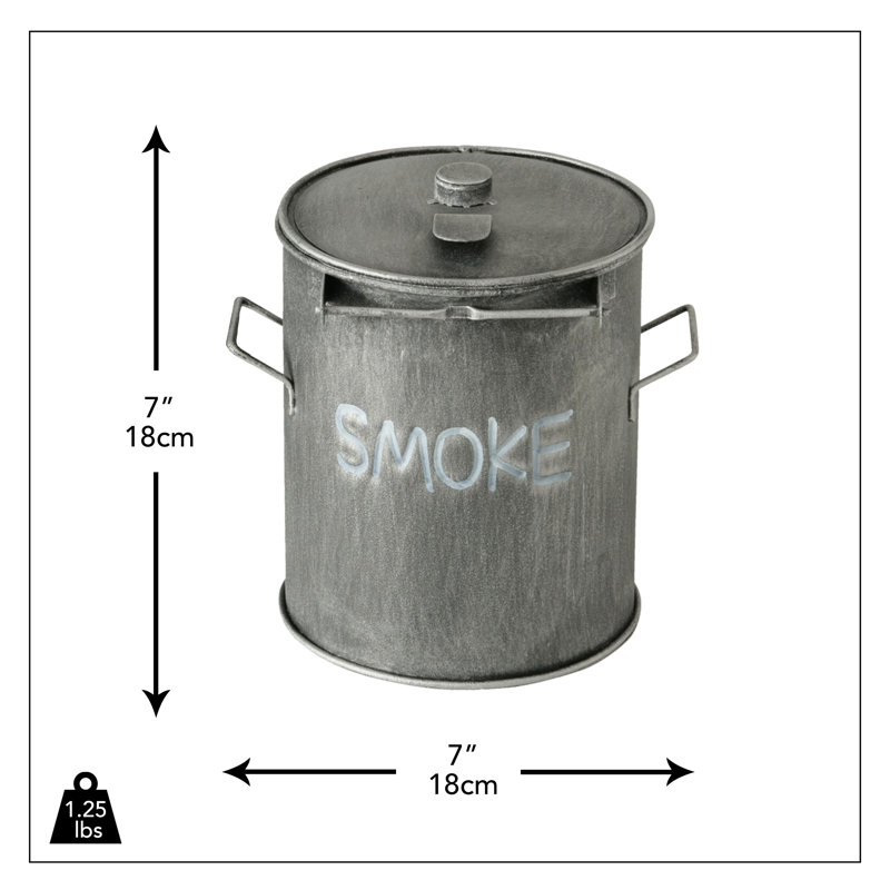 Whole House Worlds Ashtray, Gray