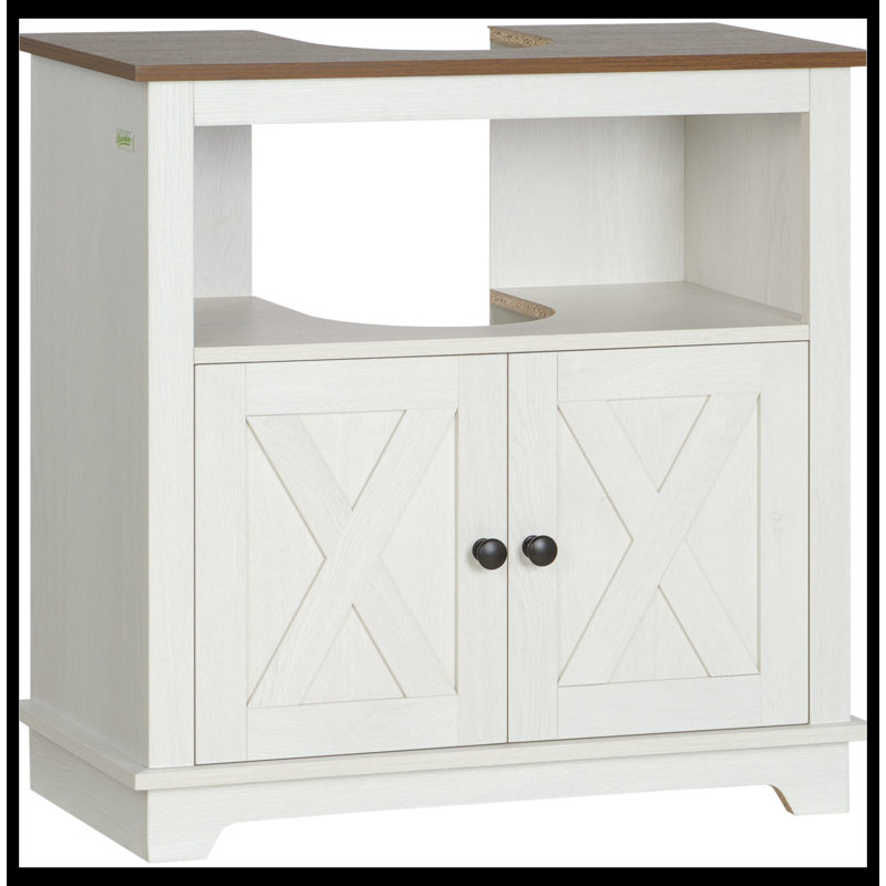 Ensemble de meuble-lavabo simple 23,50 po avec plateau en céramique Kristianna