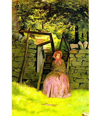 " Waiting " by John Everett Millais