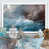 Toile blanche avec cadre photo