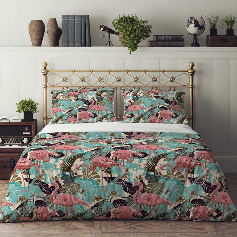 Animal Print Duvet Cover, King Duvet Cover + 2 King Shams