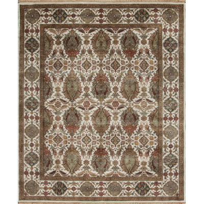 Silver Screen Hand Knotted Wool Indoor Rug
