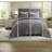 Warm Faux Fur Bedding Sets, Modern Checkboard Design, Home Comfort