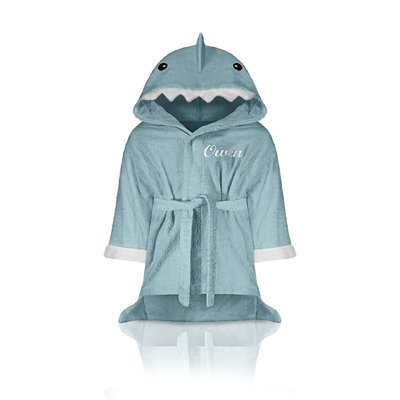 Aalyia Plush Baby Ankle Bathrobe with Hood