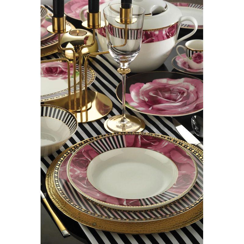 Siobhan Piece Bone China Dinnerware Set - Service for 12