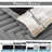 Quilted Blackout Curtains Heavy-Duty Curtains Panel with 3 Layers Fabric Thermal Winter Window Drapes for Living Room-110403146-110403141