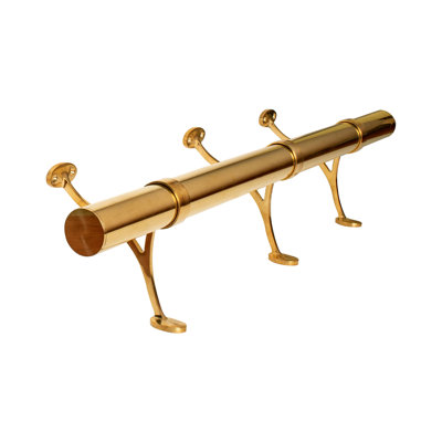 6ft Bar Foot Rail Kit Complete Undercounter Mount Hardware and Tubing