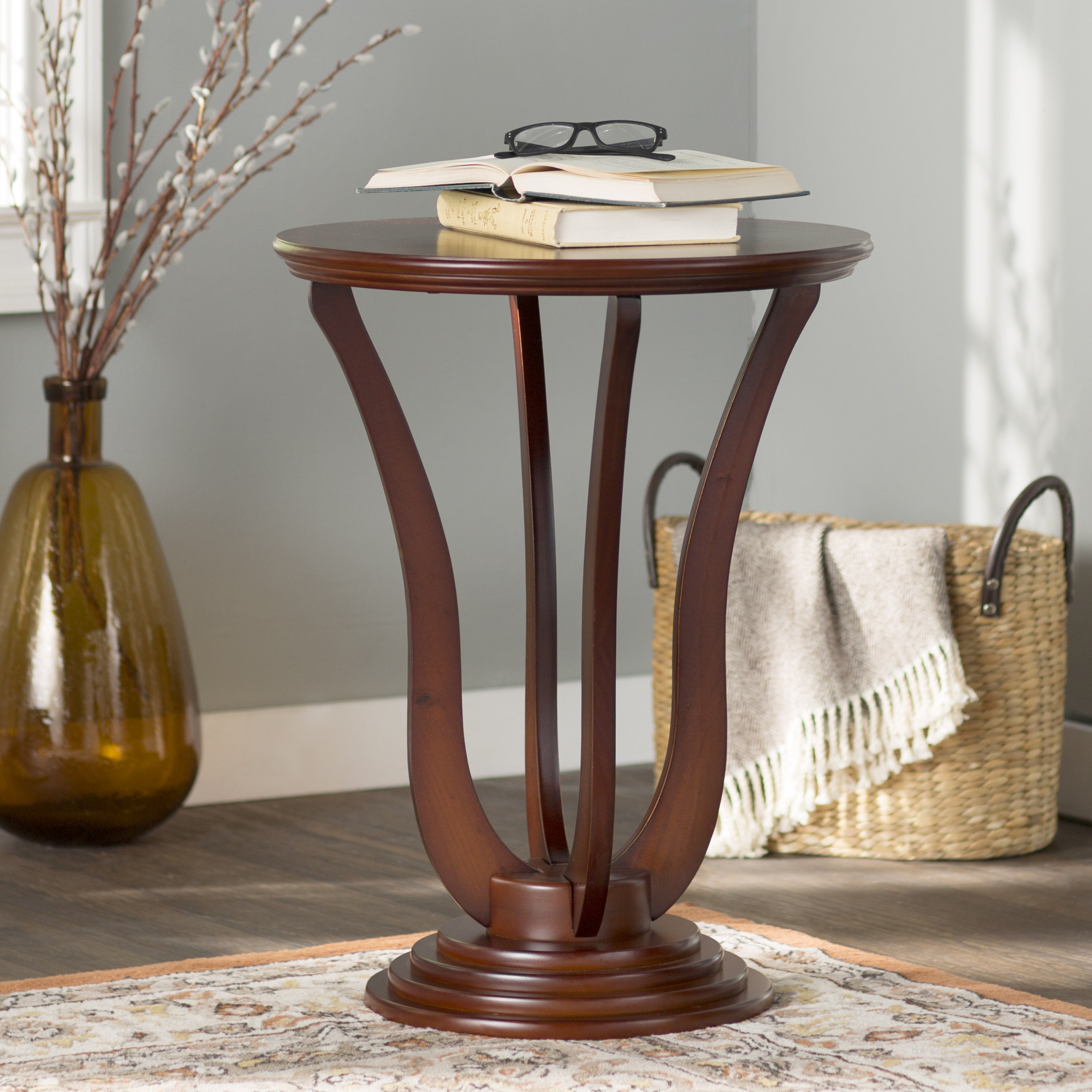 Charlton Home® Williamsfield Floor Shelf End Table & Reviews Wayfair