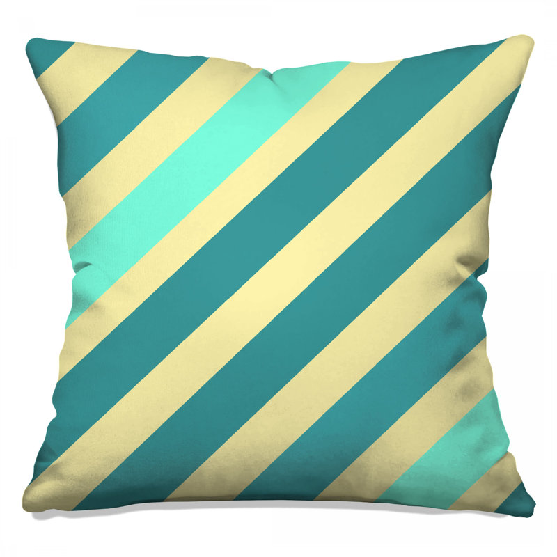 Coussins décoratifs à rayures diagonales, 26 x 26 pouces