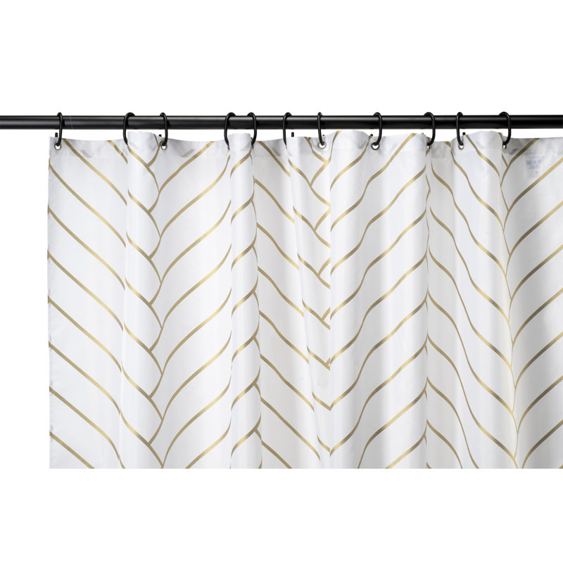 Knightsbridge Polyester Shower Curtain