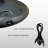 13 Feet Outdoor Double Top Ronud Deluxe Lighted Cantilever Umbrella With Base,Black-2041019706